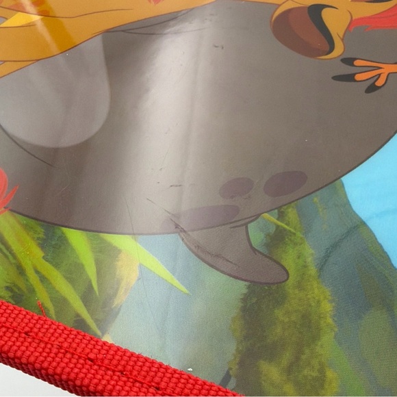 Vintage Disney LION KING Laptop/Book Carrying Case W/ Strap & Zipper Compartment - Picture 8 of 10